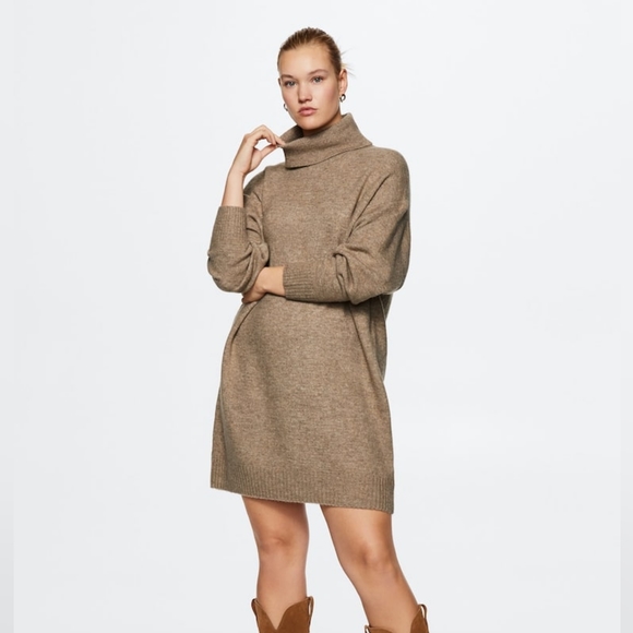 MANGO Sweater dress - Picture 4 of 6